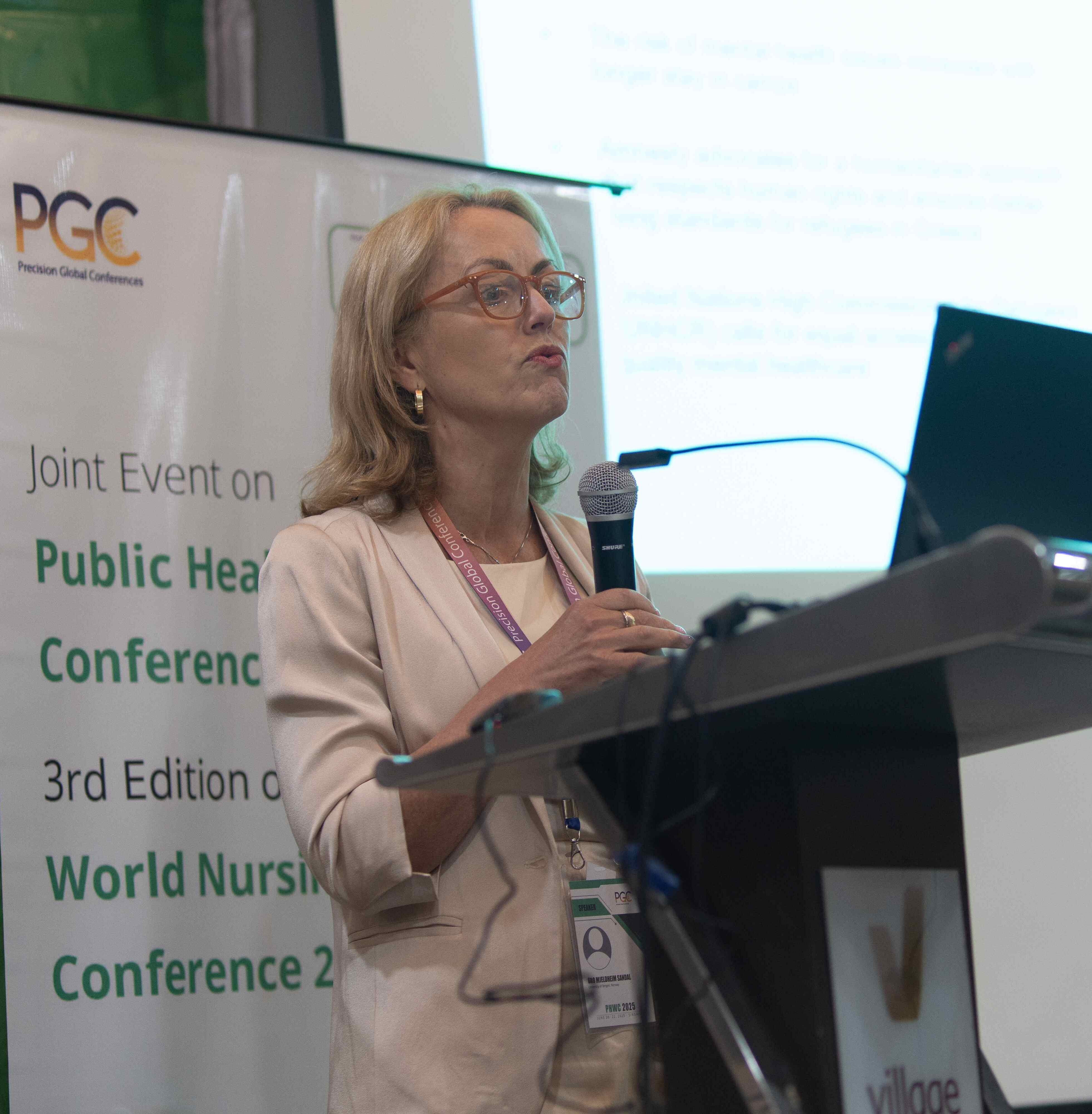 Gro Mjeldheim Sandal, Public Health World Conference, Singapore